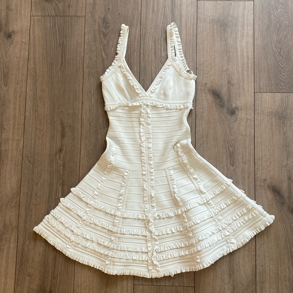Herve Leger Michaela A-Line Dress